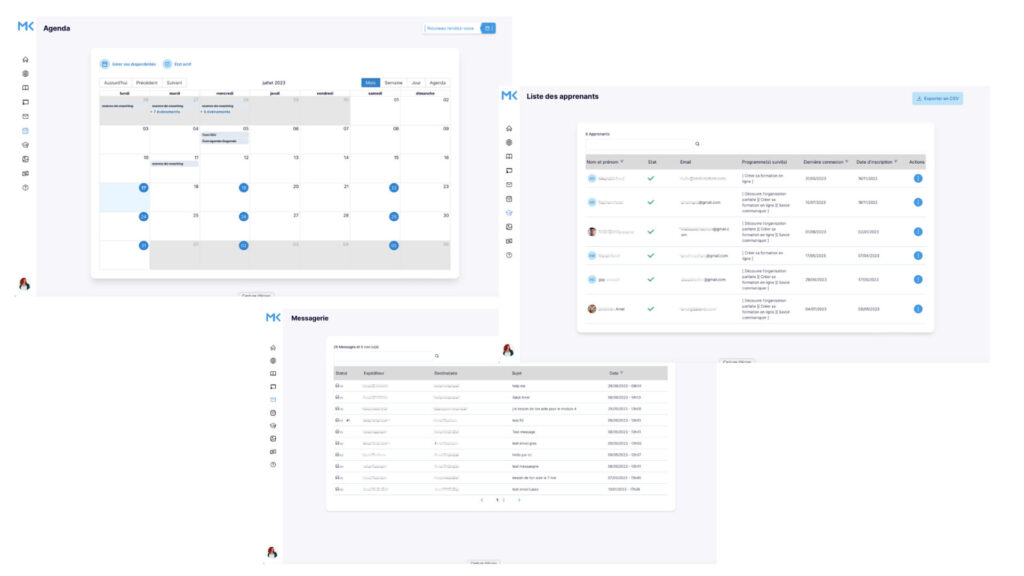 MyKlub coaching dashboard